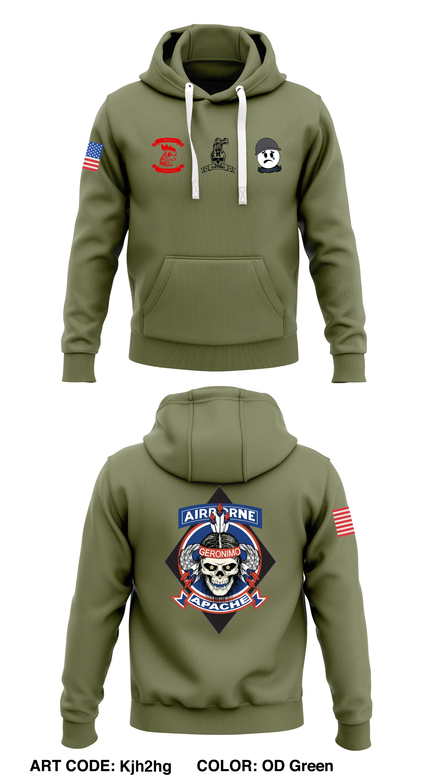 A Co 1-51 Store 1  Core Men's Hooded Performance Sweatshirt - Kjh2hg