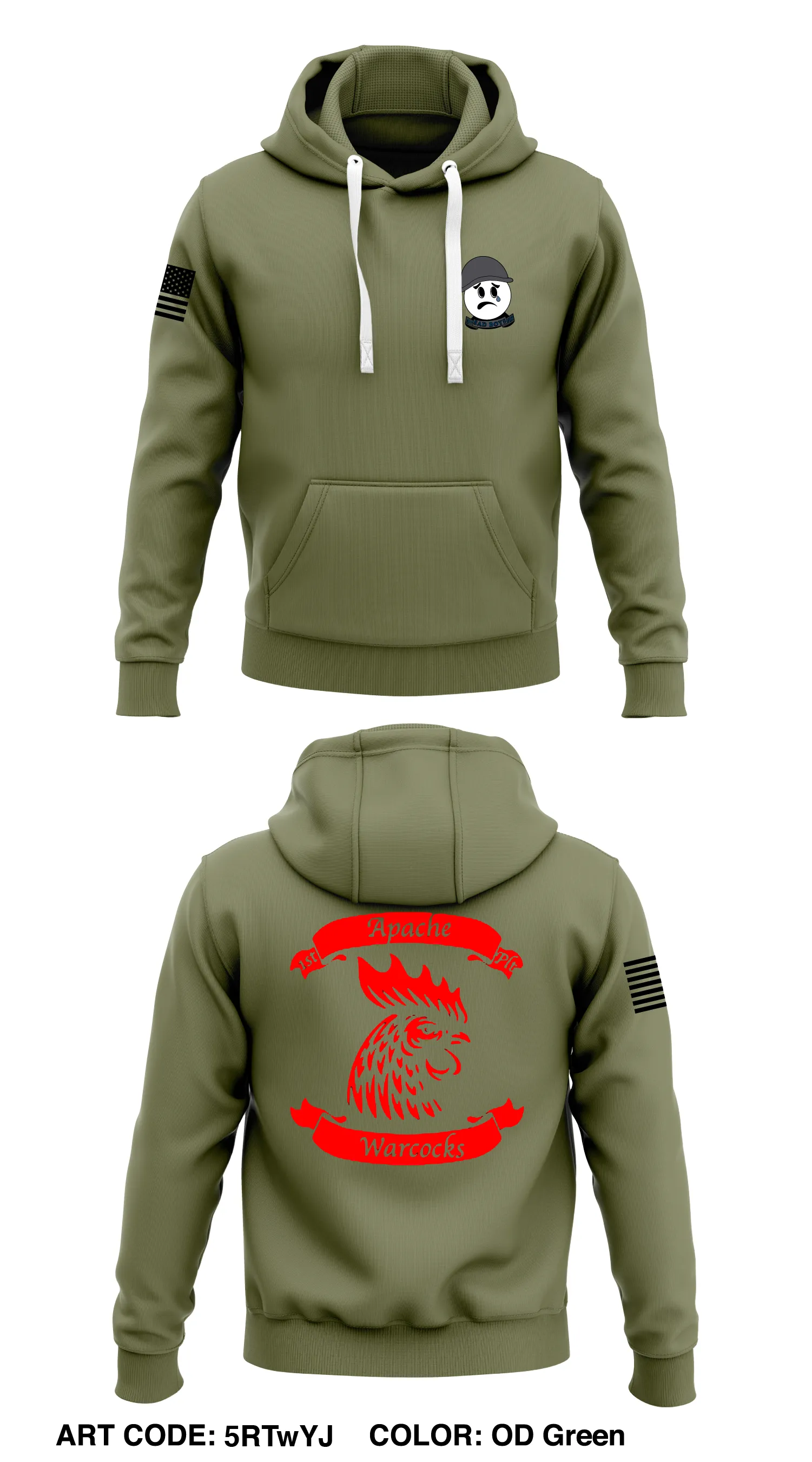 A Co, 1-51st, 4/25 Store 1  Core Men's Hooded Performance Sweatshirt - Zqvyc7