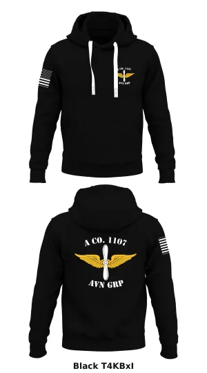 A Co. 117 AVN GRP Store 1  Core Men's Hooded Performance Sweatshirt - T4KBxI