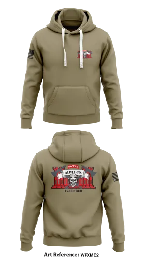 A CO 173rd BEB Store 1  Core Men's Hooded Performance Sweatshirt - wpxme2