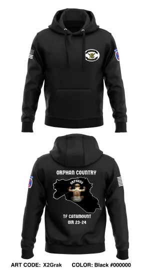 A Co 2-14 3rd Platoon  Core Men's Hooded Performance Sweatshirt - X2Grak
