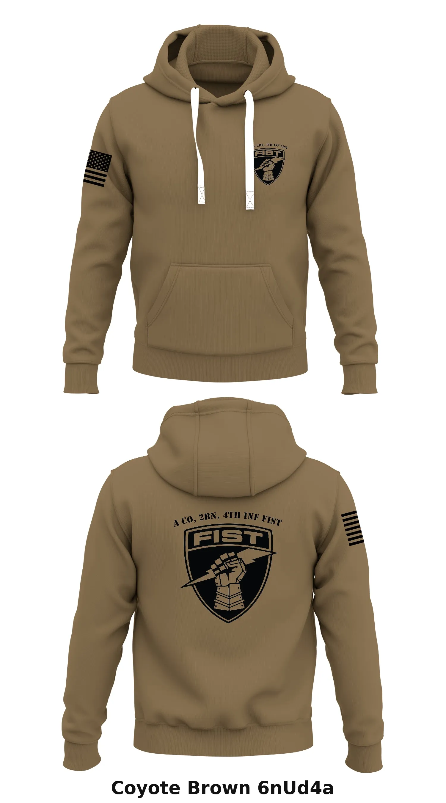 A Co, 2BN, 4TH INF FIST Store 1  Core Men's Hooded Performance Sweatshirt - 6nUd4a