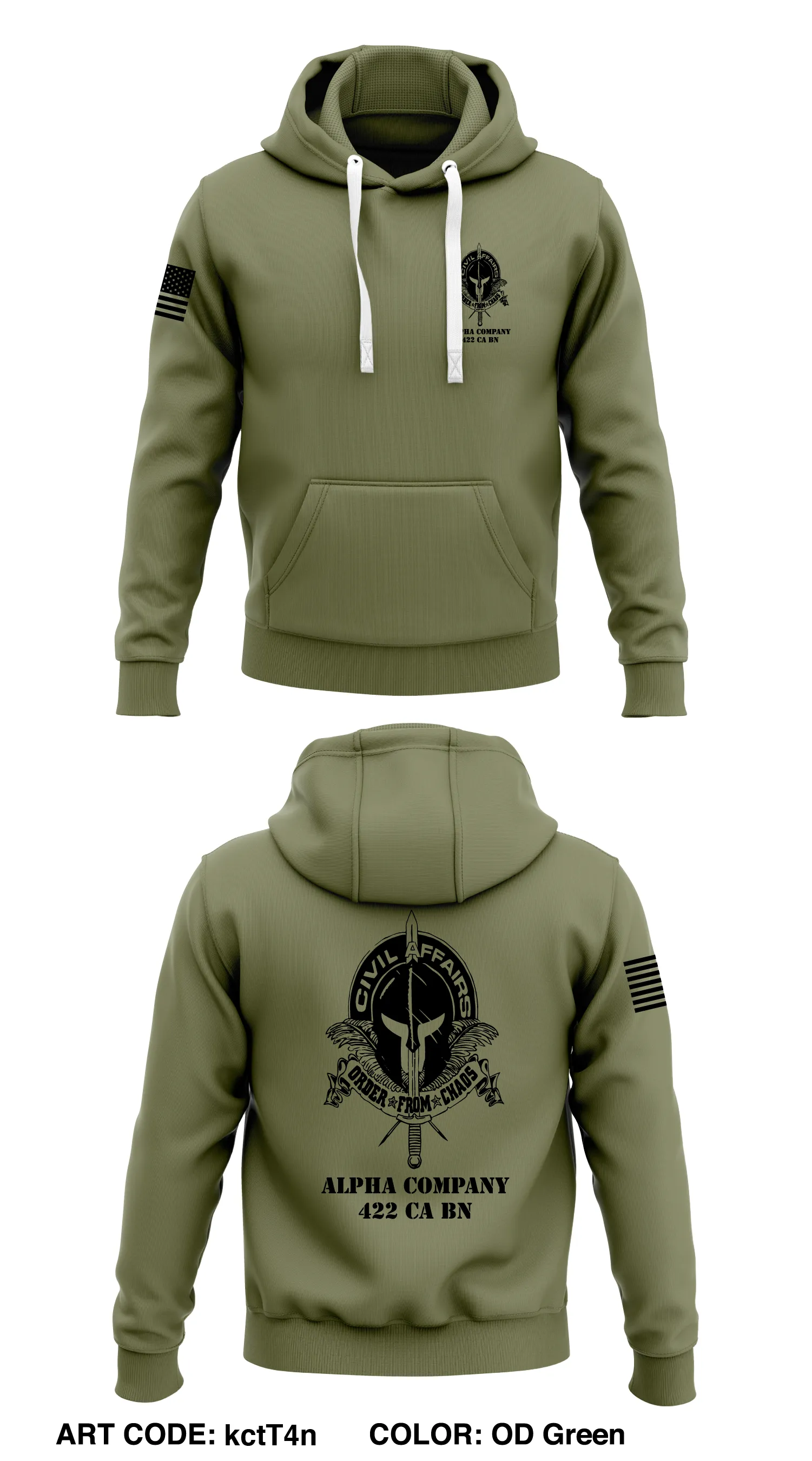 A Co, 422 CA BN Store 1  Core Men's Hooded Performance Sweatshirt - kctT4n