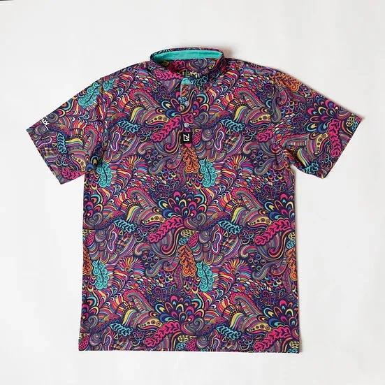 Abstract Floral Polo
