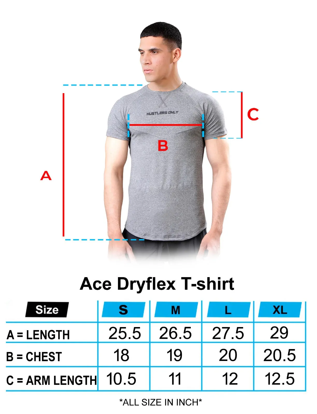 Ace Dryflex T-shirt - Gray