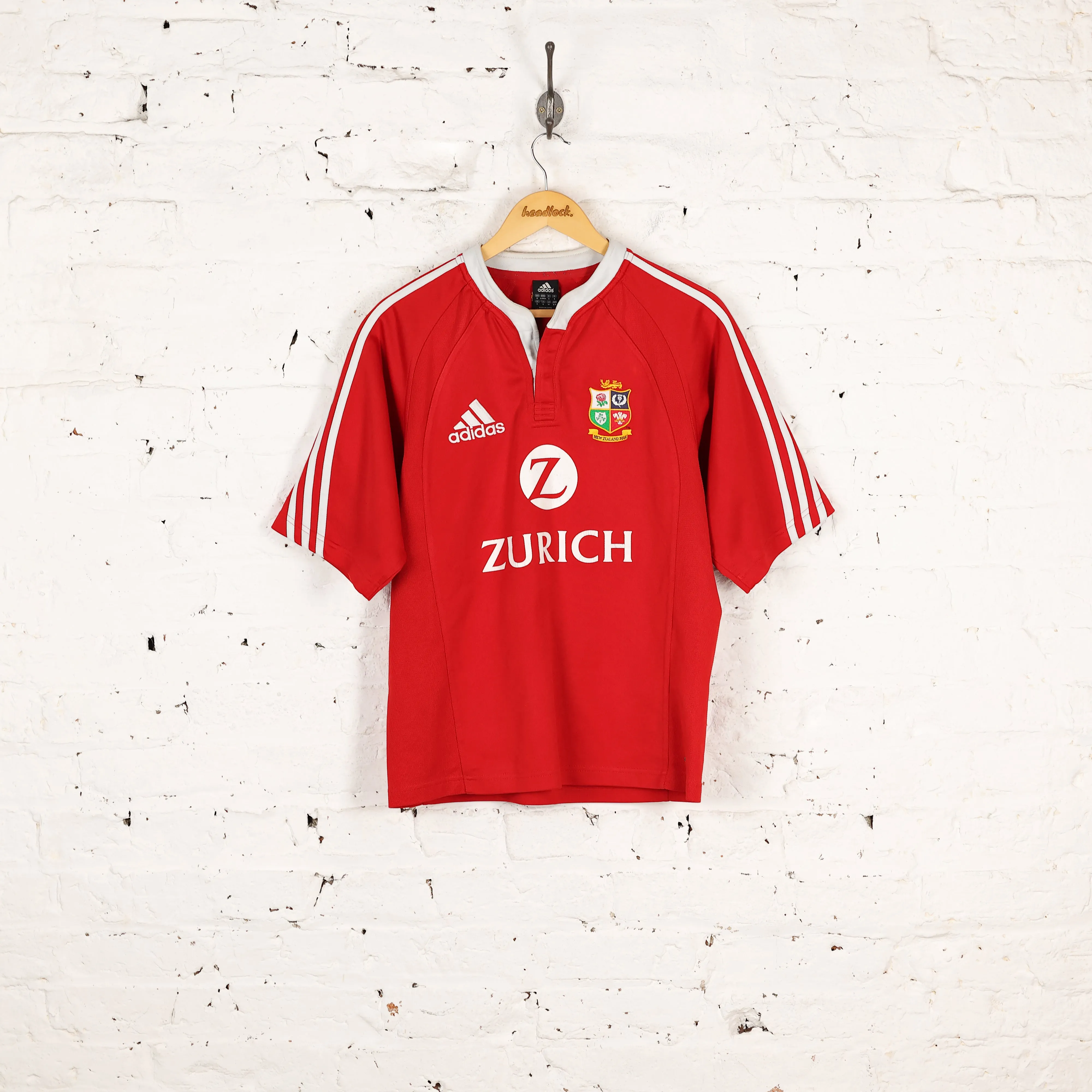 Adidas British and Irish Lions 2005 Rugby Shirt - Red - S