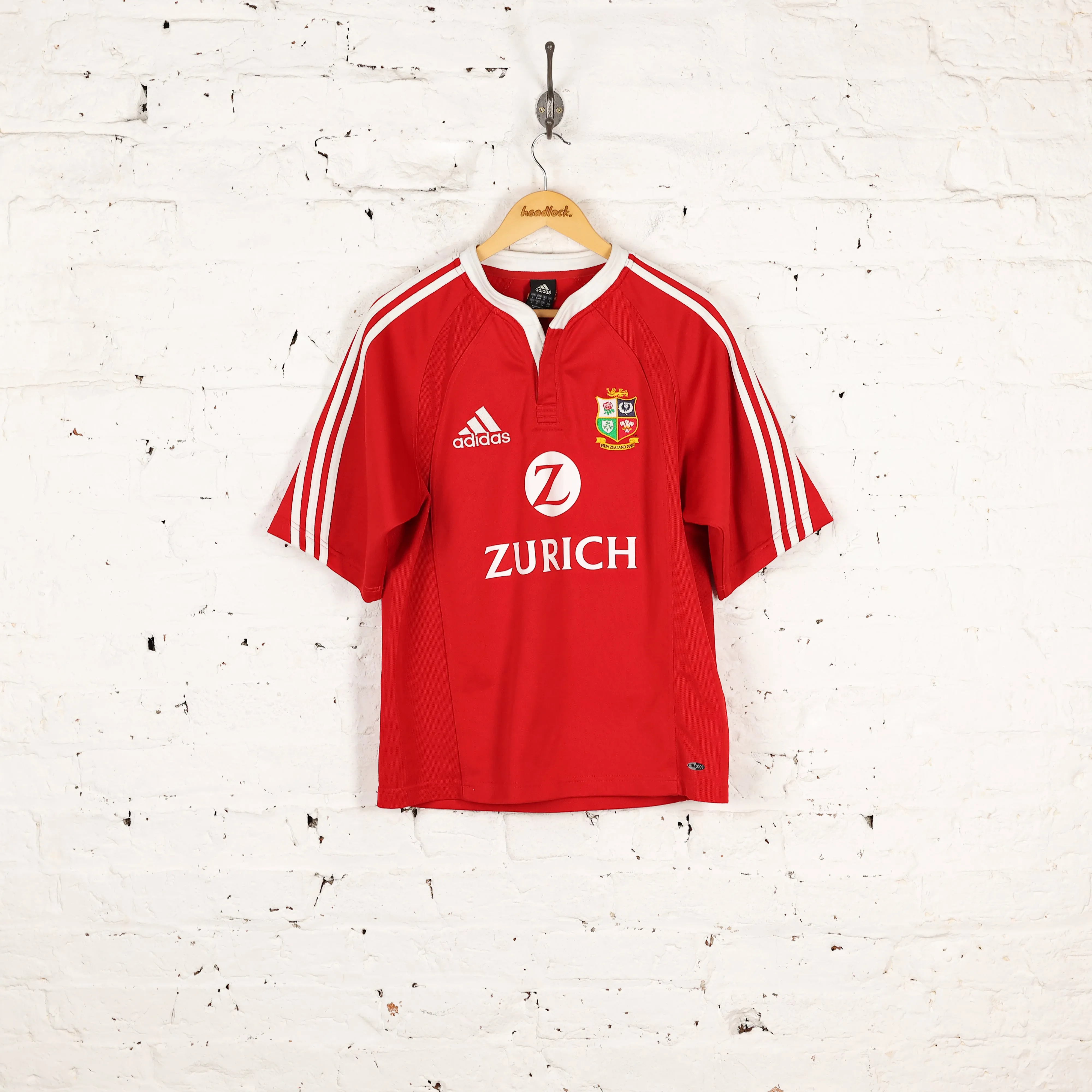 Adidas British and Irish Lions 2005 Rugby Shirt - Red - S