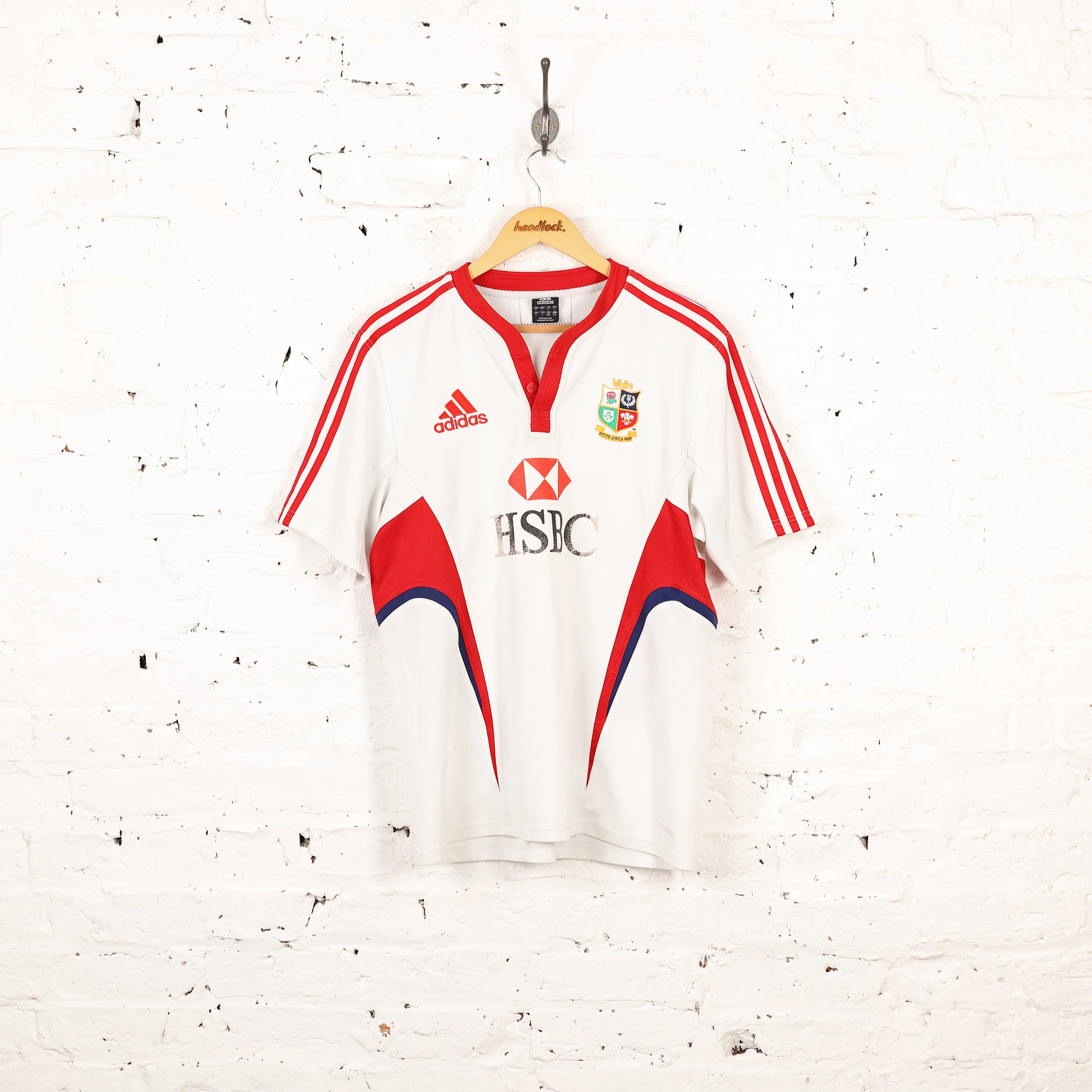 Adidas British and Irish Lions 2009 Rugby Training Shirt - White - L