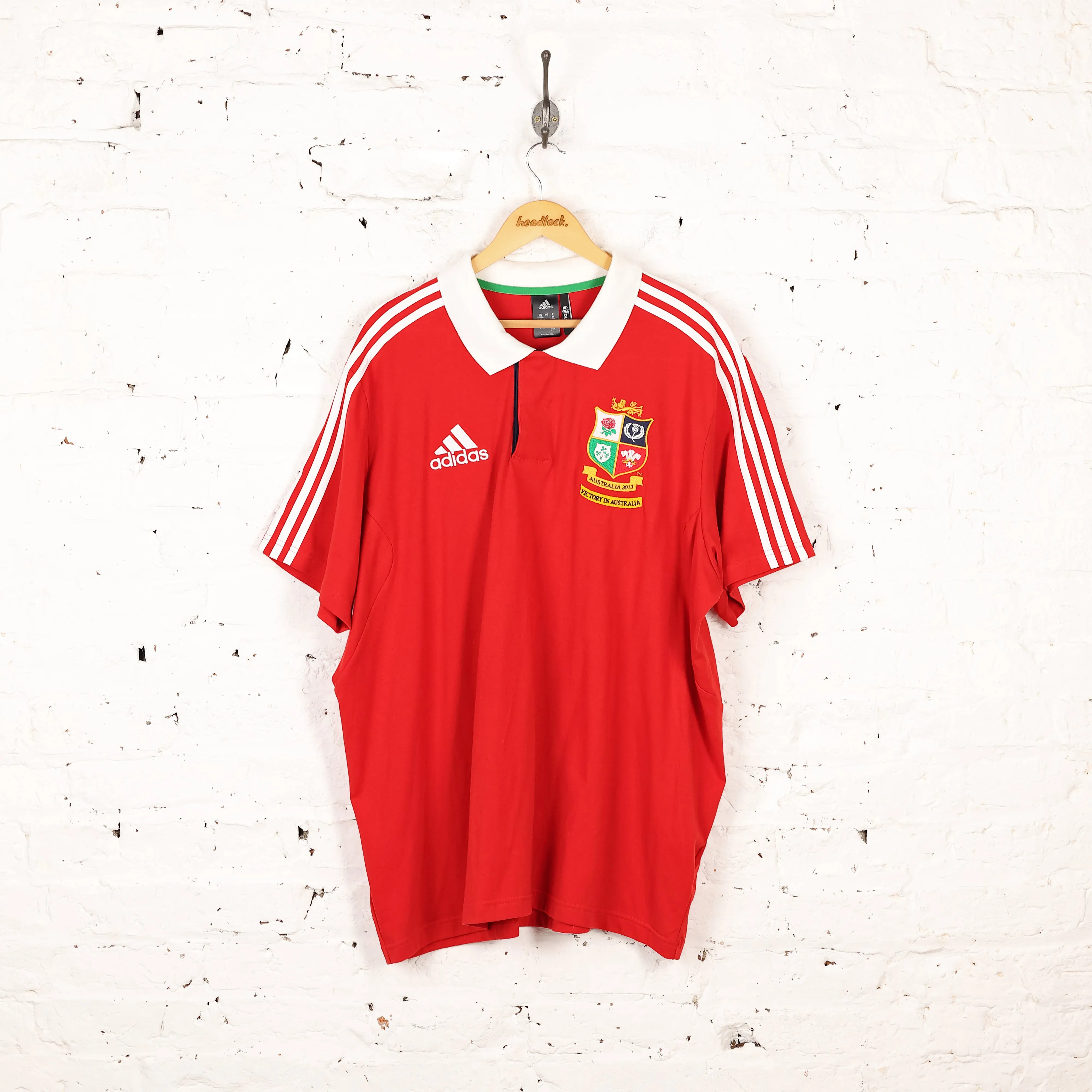 Adidas British and Irish Lions 2013 Commemorative Rugby Shirt - Red - XXXXL