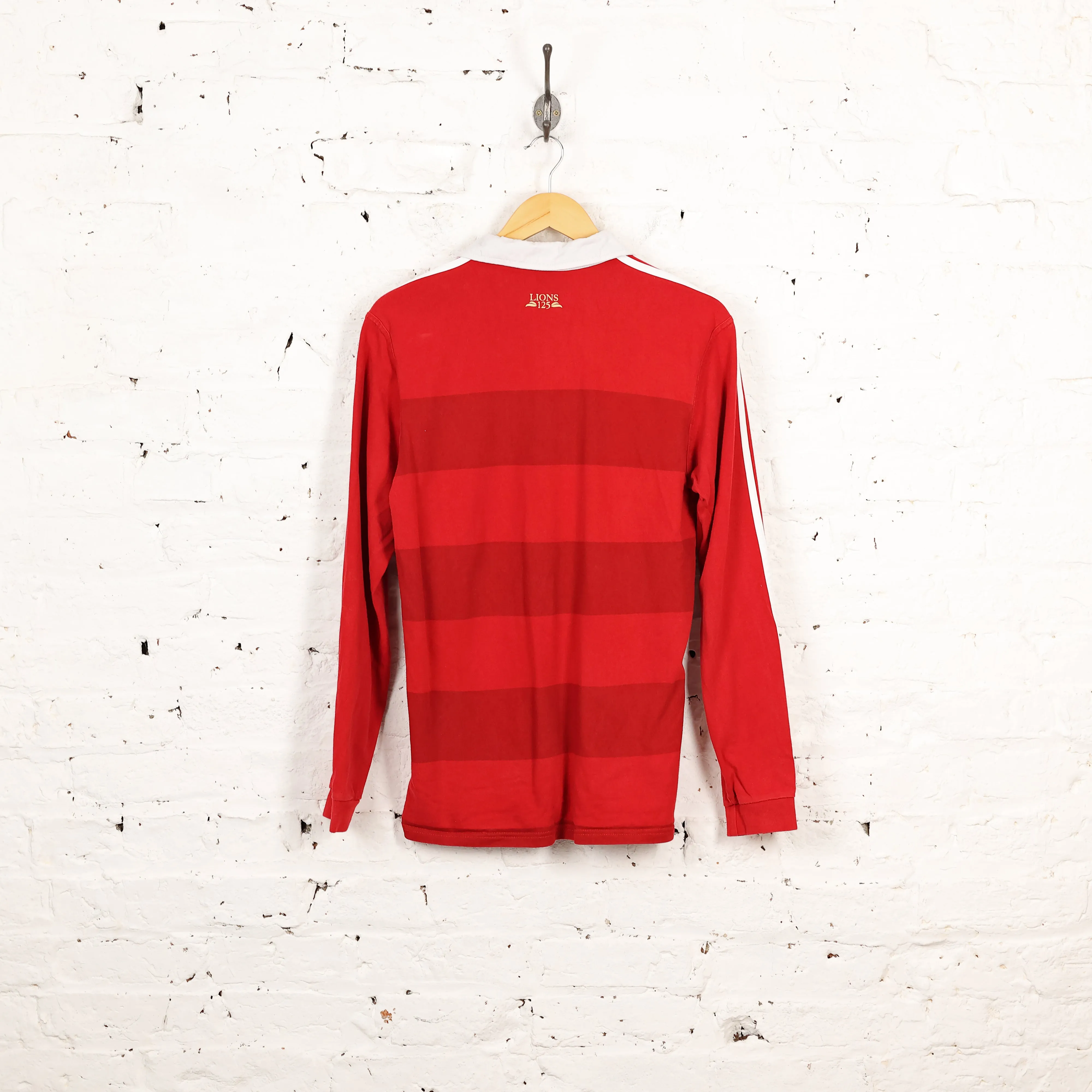 Adidas British and Irish Lions 2013 Long Sleeve Rugby Shirt - Red - M