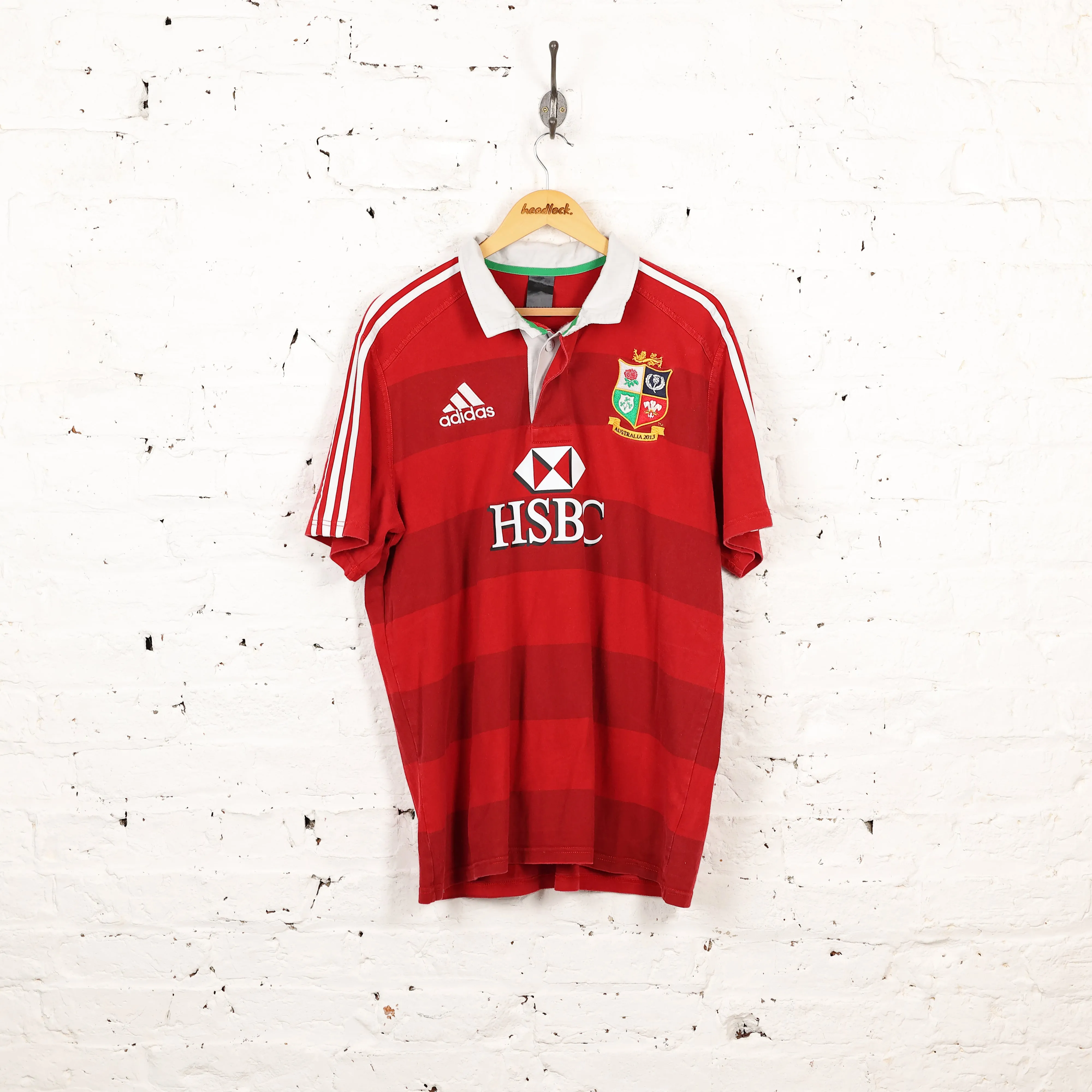 Adidas British and Irish Lions 2013 Rugby Shirt - Red - XL