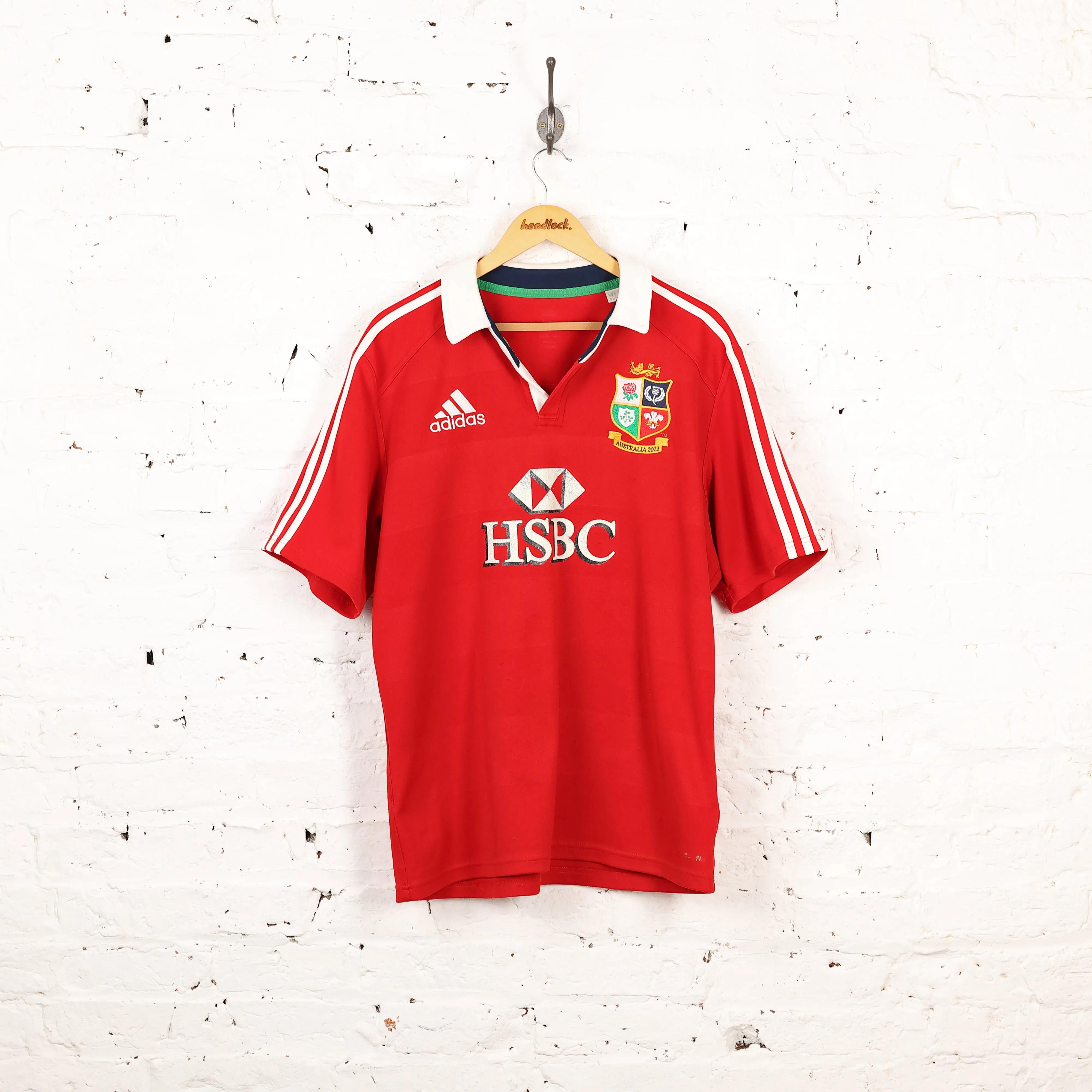 Adidas British and Irish Lions 2013 Rugby Shirt - Red - XL