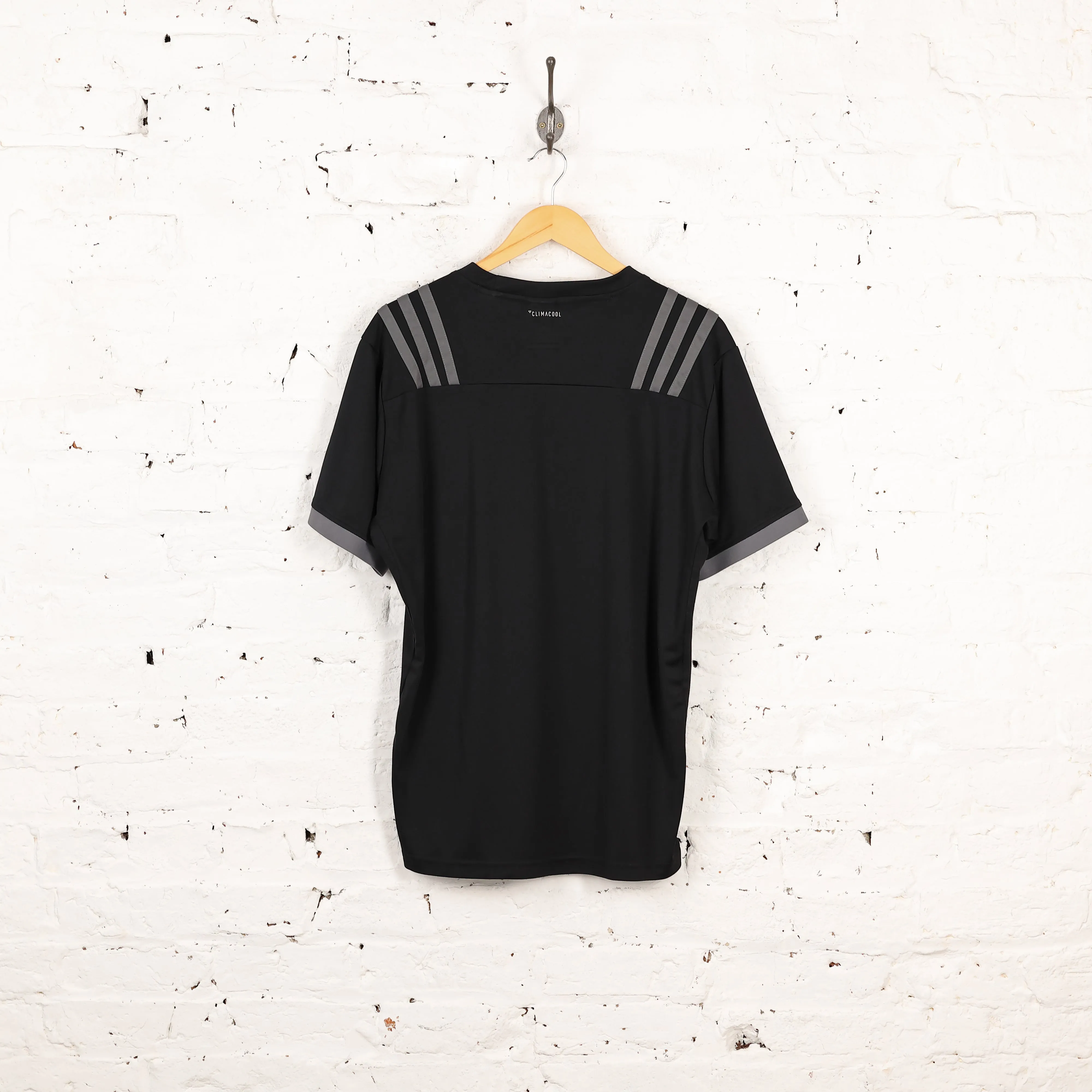 Adidas New Zealand Rugby Training Shirt - Black - L