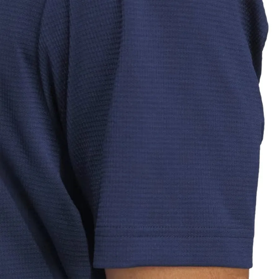 Adidas Ultimate365 Tour Twistknit Polo Shirt - Blue