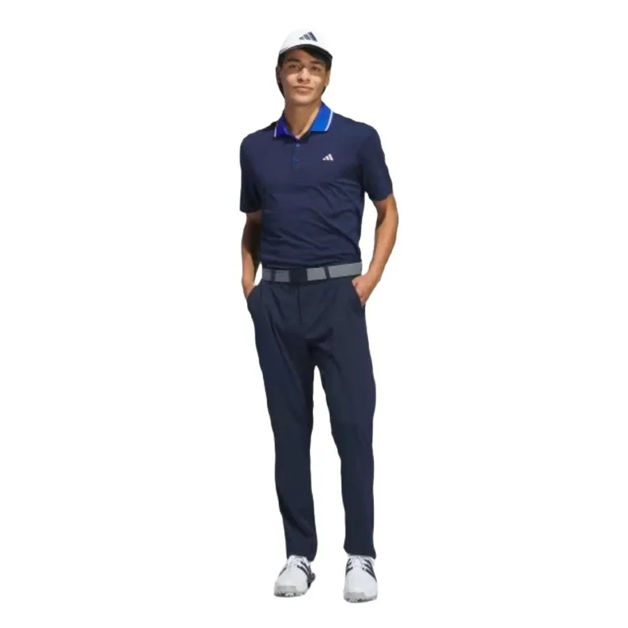 Adidas Ultimate365 Tour Twistknit Polo Shirt - Blue