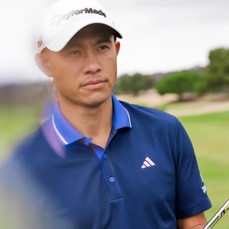 Adidas Ultimate365 Tour Twistknit Polo Shirt - Blue