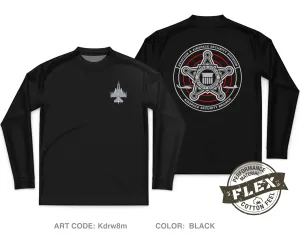 Airspace Security Branch Core Men's LS Flex Performance Tee - Kdrw8m