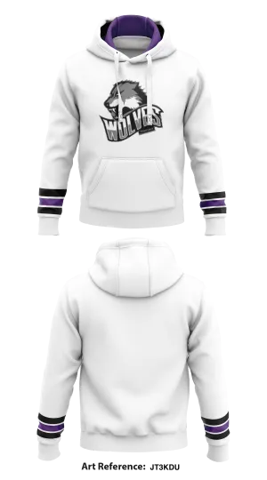 Akwesasne Wolves  Core Men's Hooded Performance Sweatshirt - JT3KDU