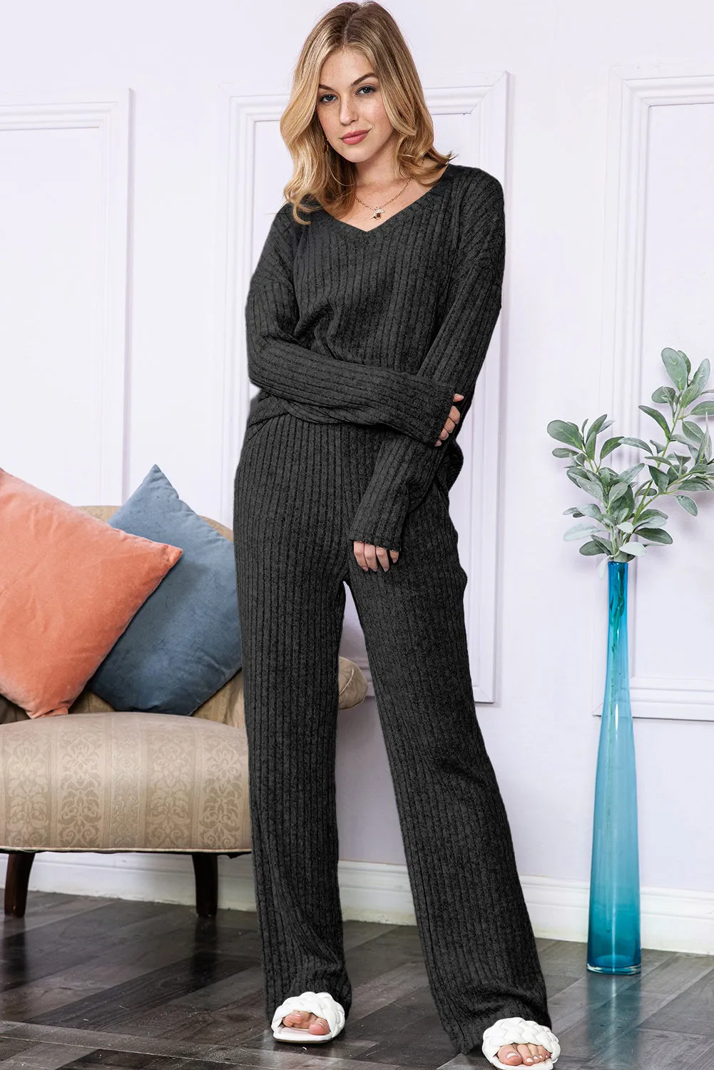 Alicia, Top & Pants Loungewear Set