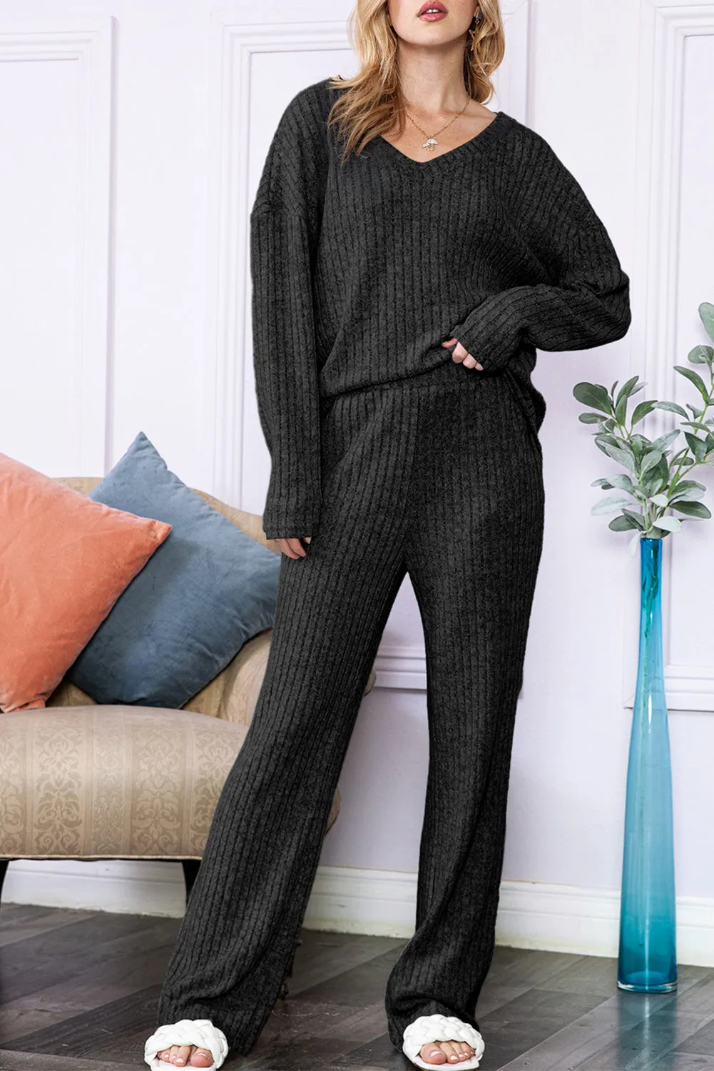 Alicia, Top & Pants Loungewear Set