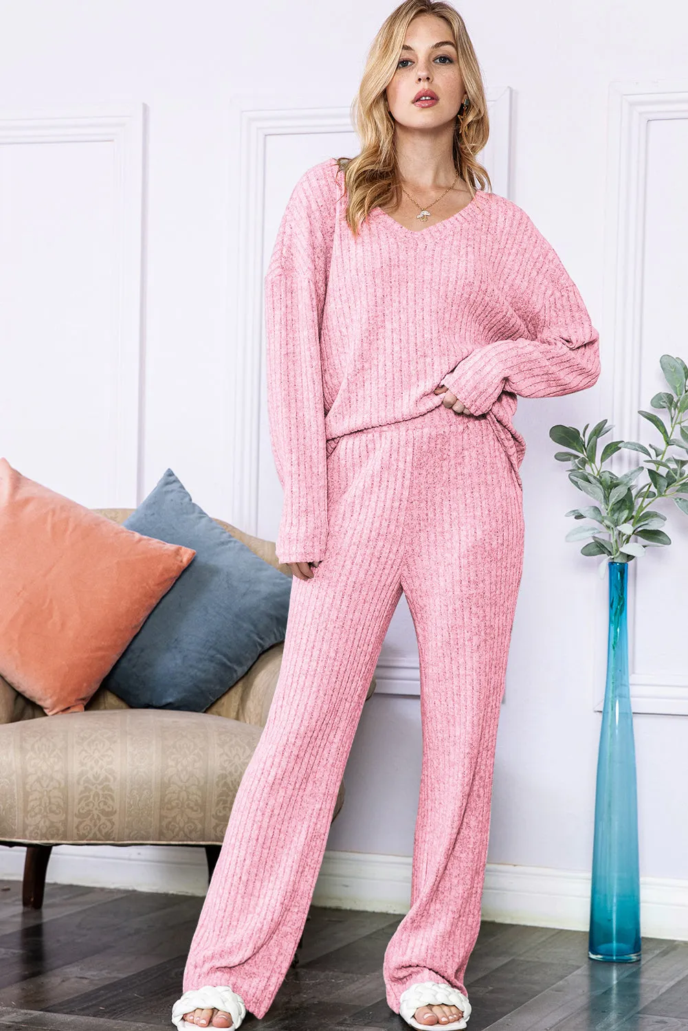 Alicia, Top & Pants Loungewear Set