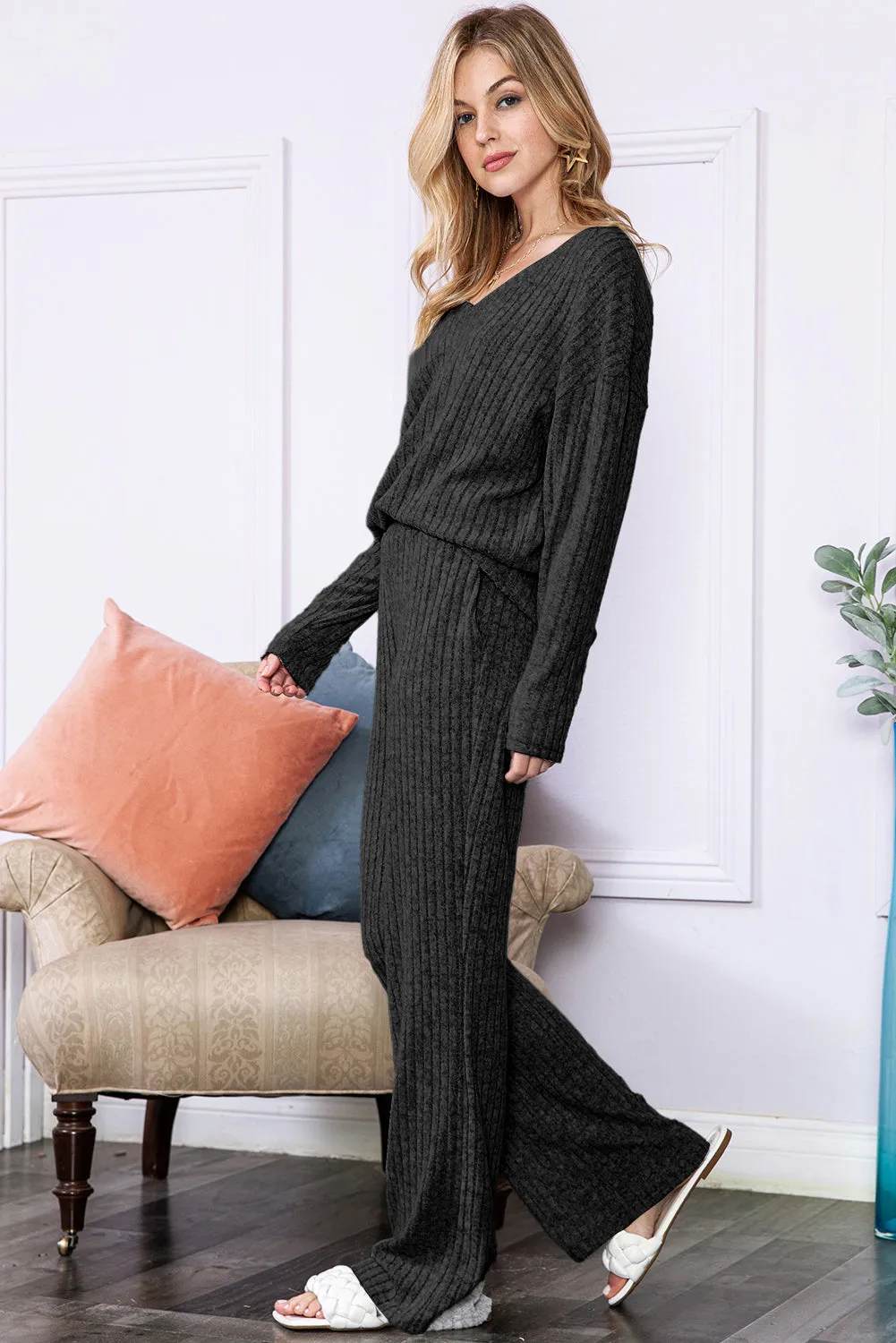 Alicia, Top & Pants Loungewear Set