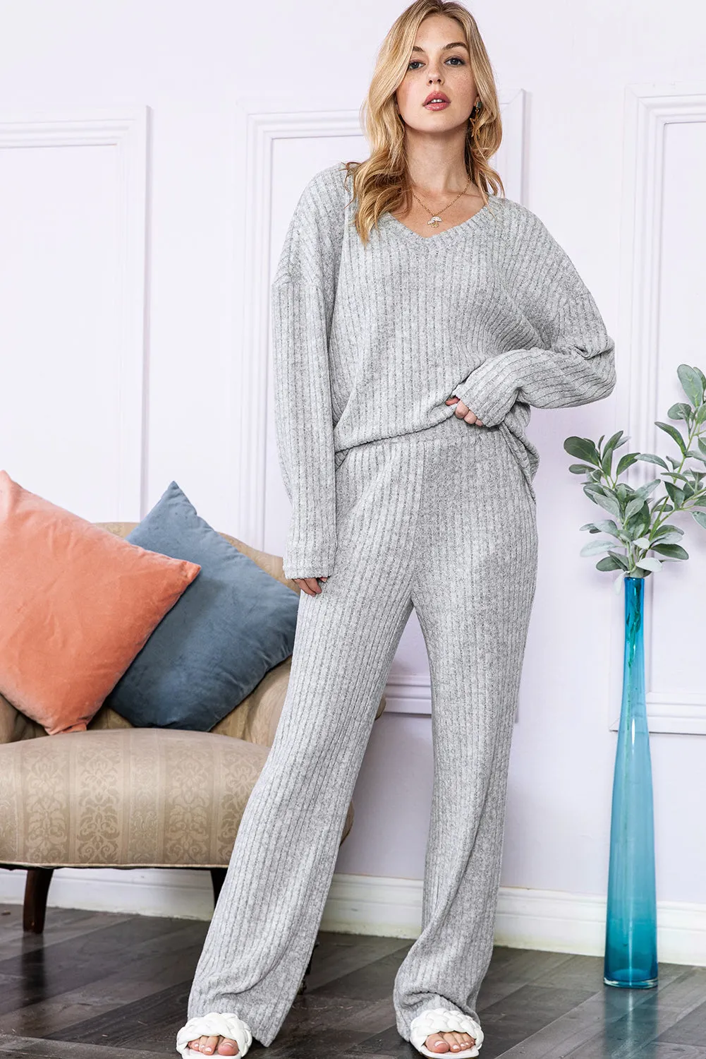 Alicia, Top & Pants Loungewear Set