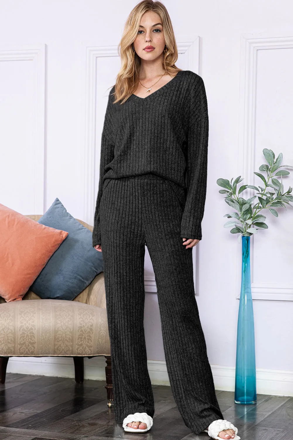 Alicia, Top & Pants Loungewear Set