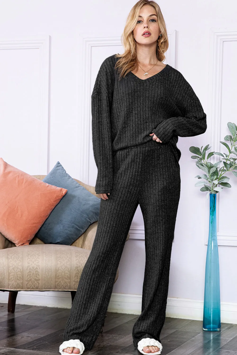 Alicia, Top & Pants Loungewear Set