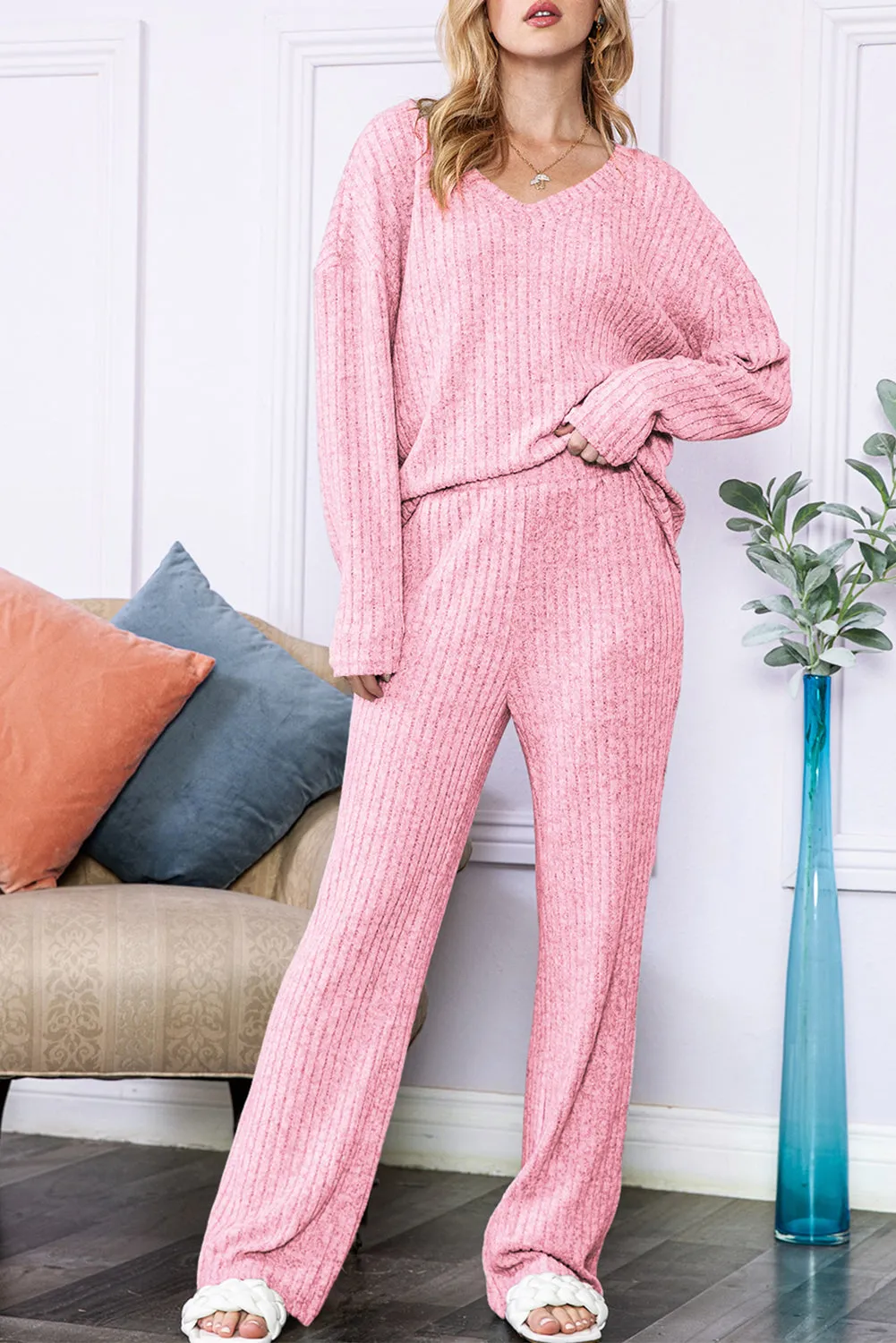 Alicia, Top & Pants Loungewear Set
