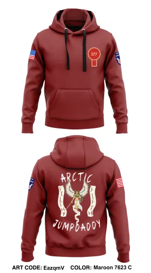 Alpha BTRY, 2-377th FAR  Core Men's Hooded Performance Sweatshirt - EazqmV