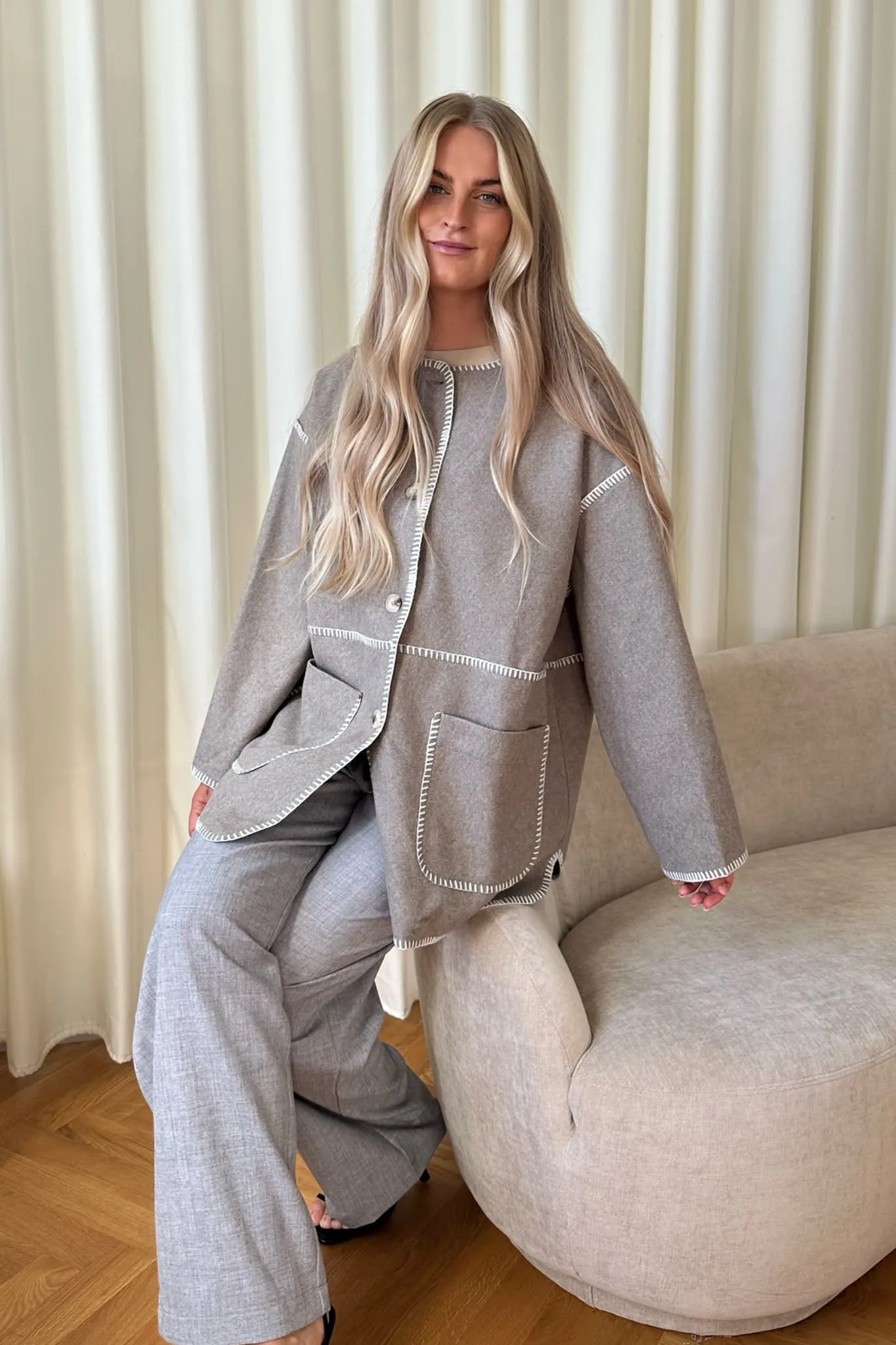 AmandaIC Jakke - Beige