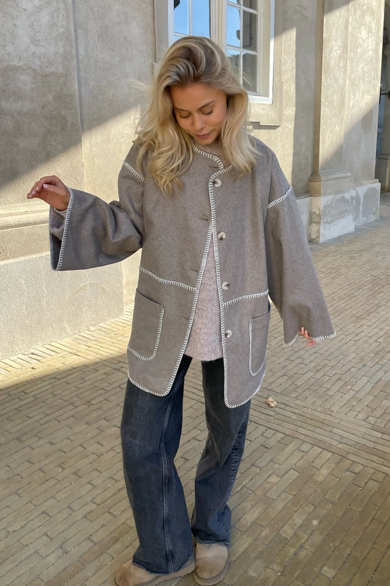 AmandaIC Jakke - Beige