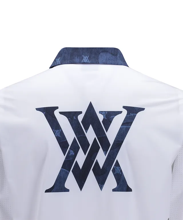 ANEW Golf: Men Sleeve Ventilation Cold Fabric Long T-Shirt - White