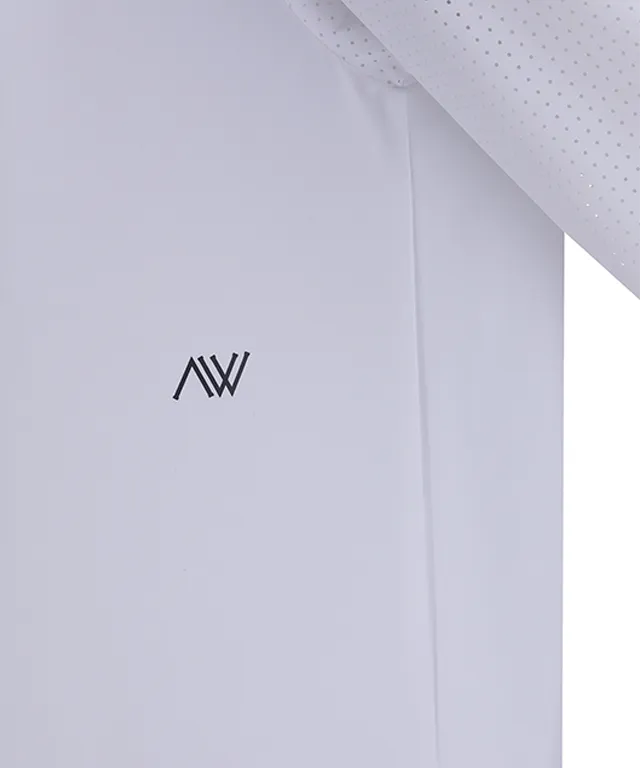 ANEW Golf: Men Sleeve Ventilation Cold Fabric Long T-Shirt - White