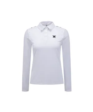 ANEW Golf Women's SP Signature Logo Hybrid Long T-Shirt - White