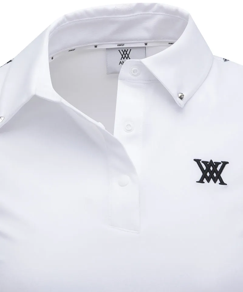 ANEW Golf Women's SP Signature Logo Hybrid Long T-Shirt - White