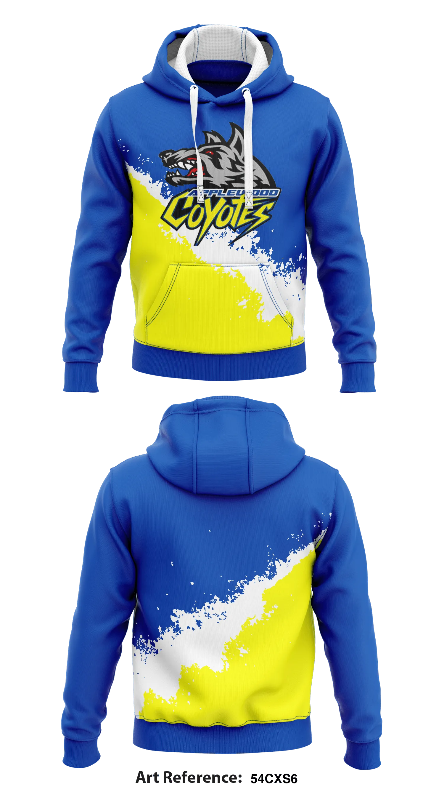 Applewood Coyotes  Store 1  Core Men's Hooded Performance Sweatshirt - 54CXs6