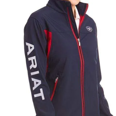 Ariat Womens Team Softshell Jacket Navy
