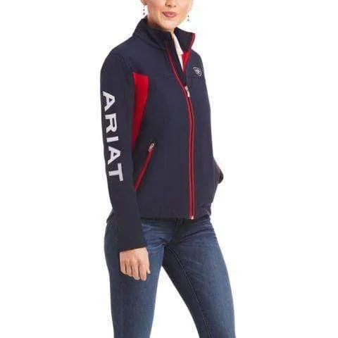 Ariat Womens Team Softshell Jacket Navy