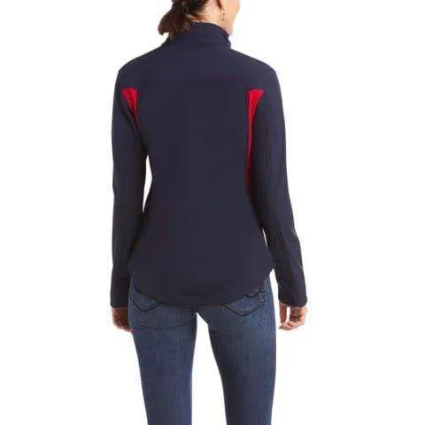 Ariat Womens Team Softshell Jacket Navy