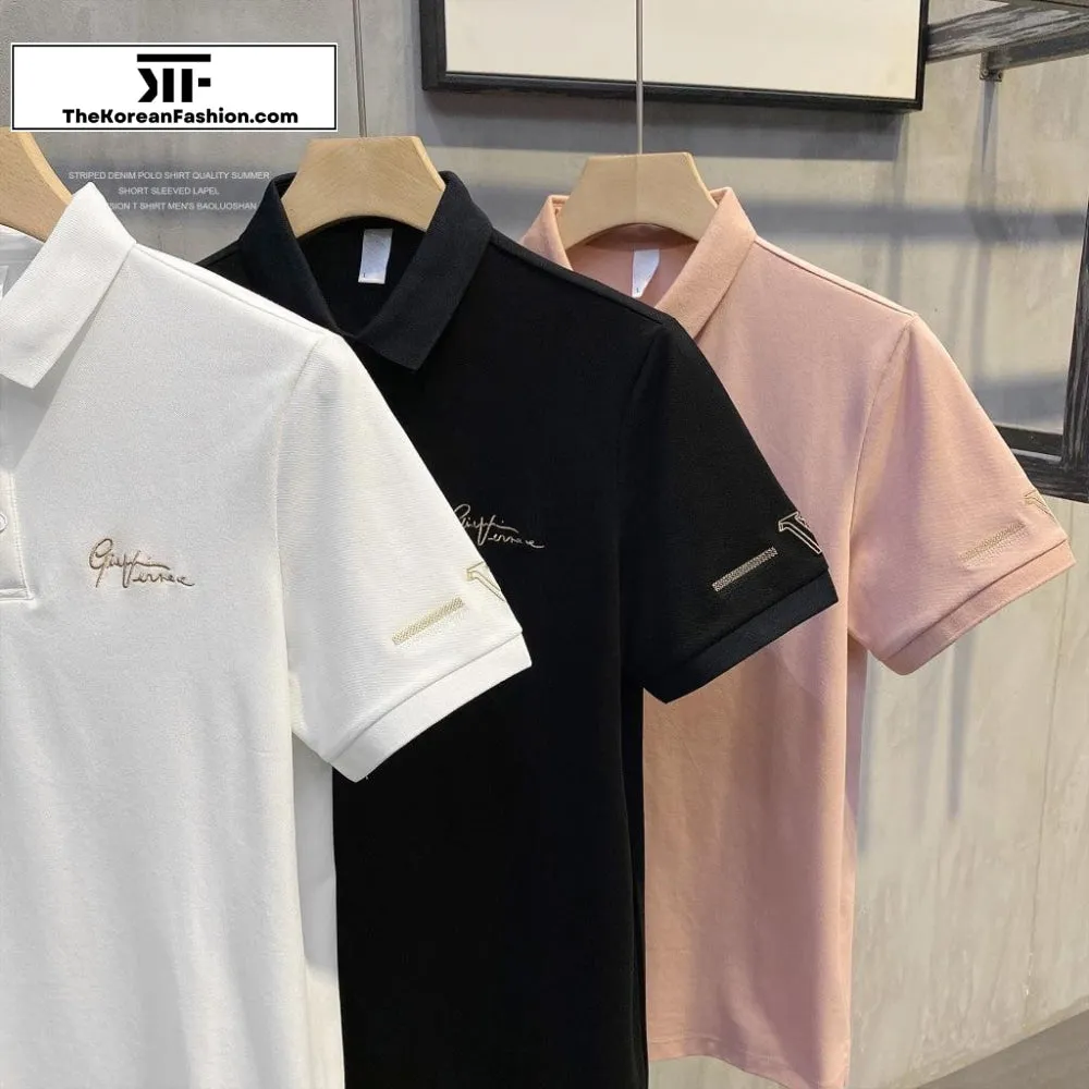 Art Embroidery Polo T-Shirt