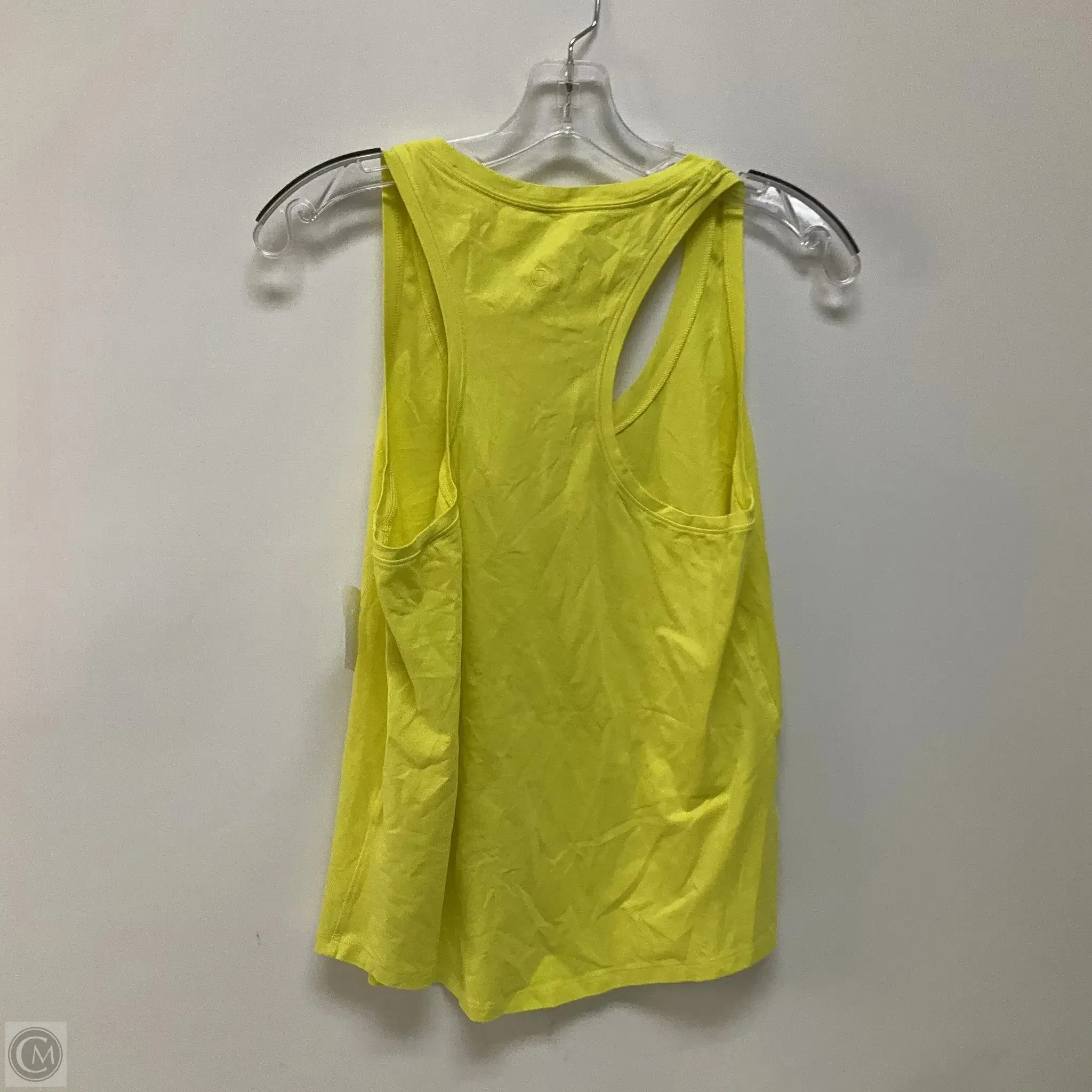 Athletic Tank Top By Lululemon In Yellow, Size: 8