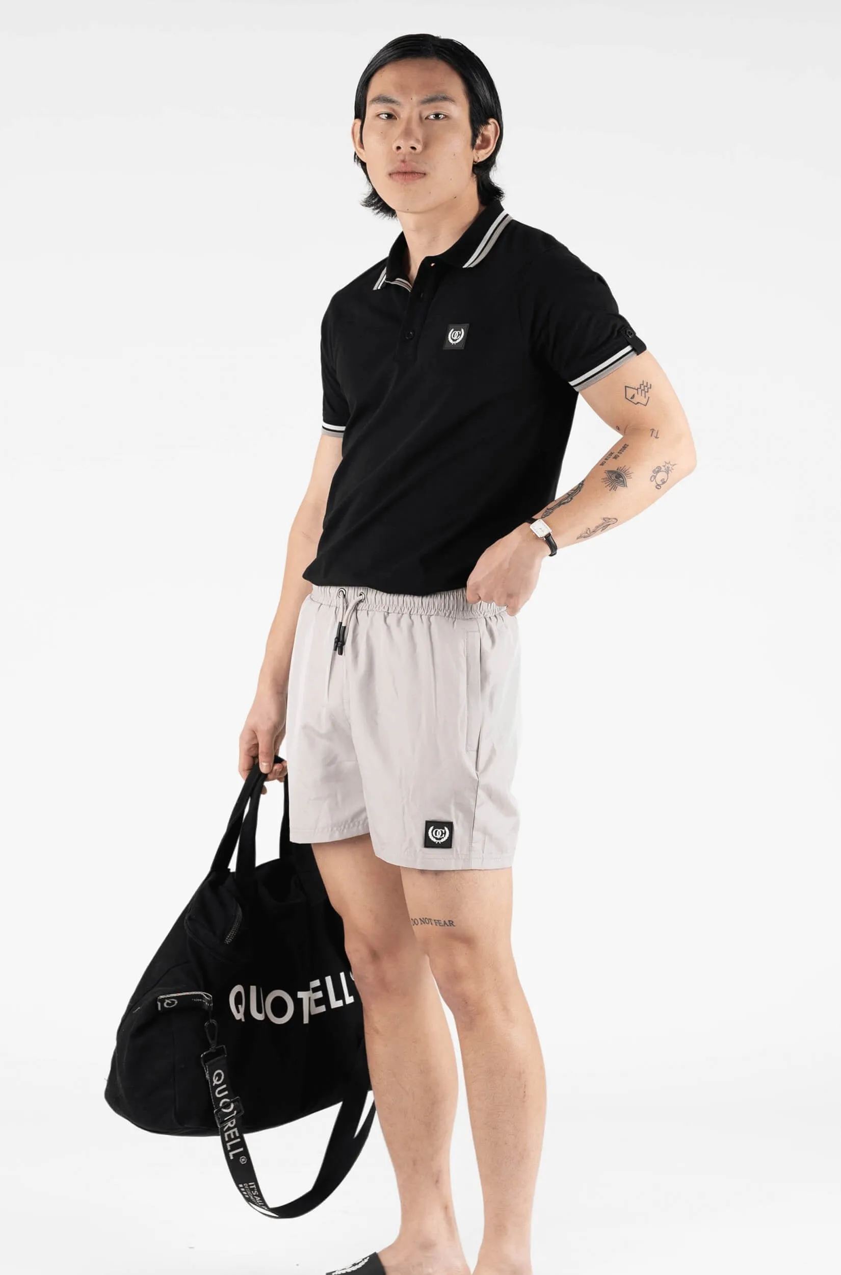 AVERGNE POLO | BLACK/BLACK