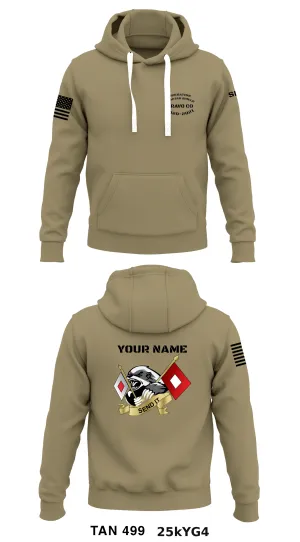 B Co 146 ESB Store 1  - Tan 499 Core Men's Hooded Performance Sweatshirt - 25kYG4