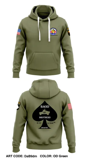 B co 2/56th Reunion Store 1  Core Men's Hooded Performance Sweatshirt - DaB9dm