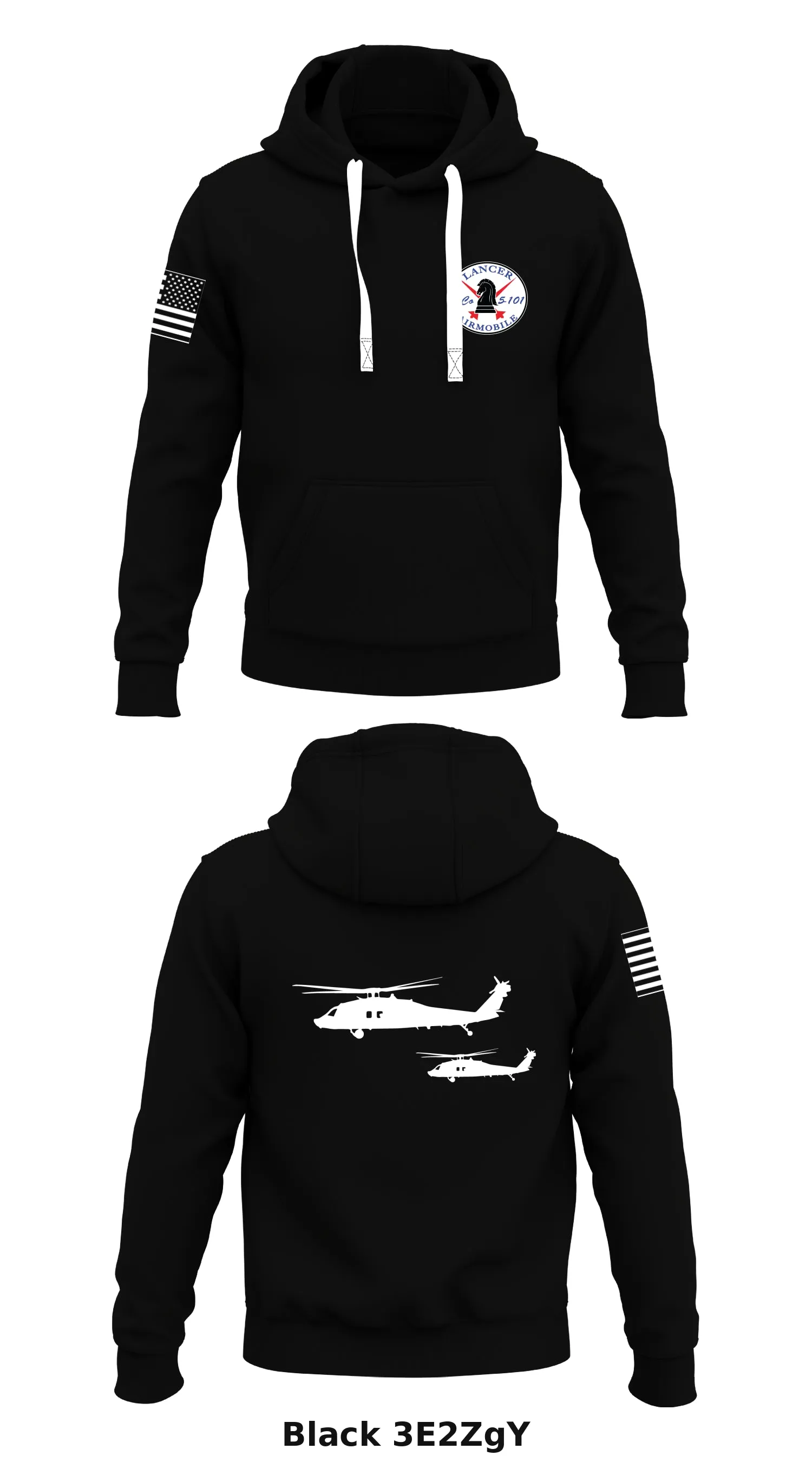 B Co 5-11 Lancers Store 1  Core Men's Hooded Performance Sweatshirt - 3E2ZgY