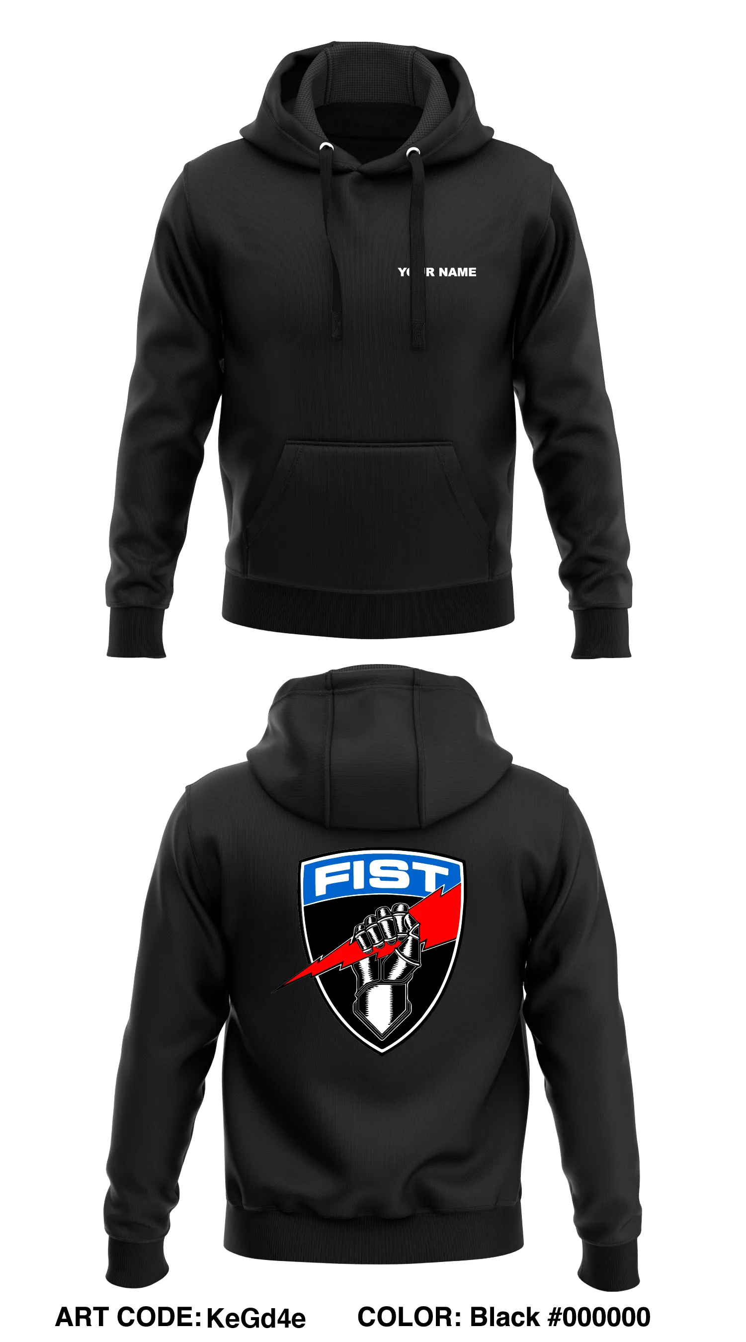 B Co FIST, 1-6 IN, 2-1 AD Store 1  Core Men's Hooded Performance Sweatshirt - KeGd4e