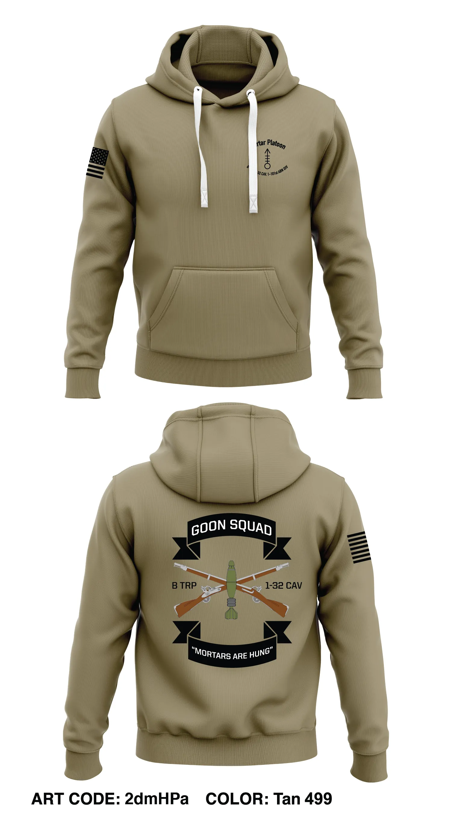 B TRP, 1-32 CAV, 11st ABN DIV Store 1  Core Men's Hooded Performance Sweatshirt - 2dmHPa