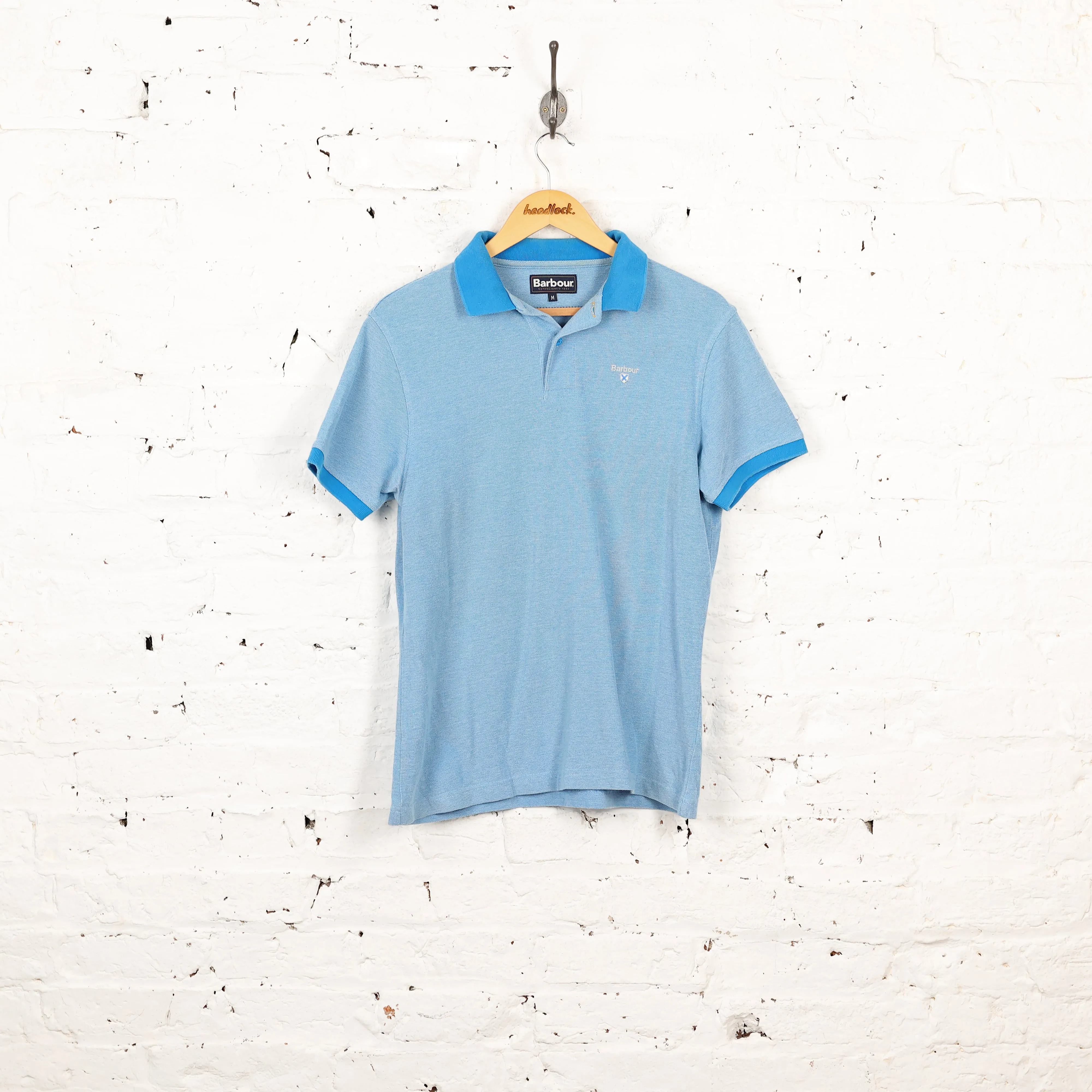 Barbour Polo Shirt - Blue - M
